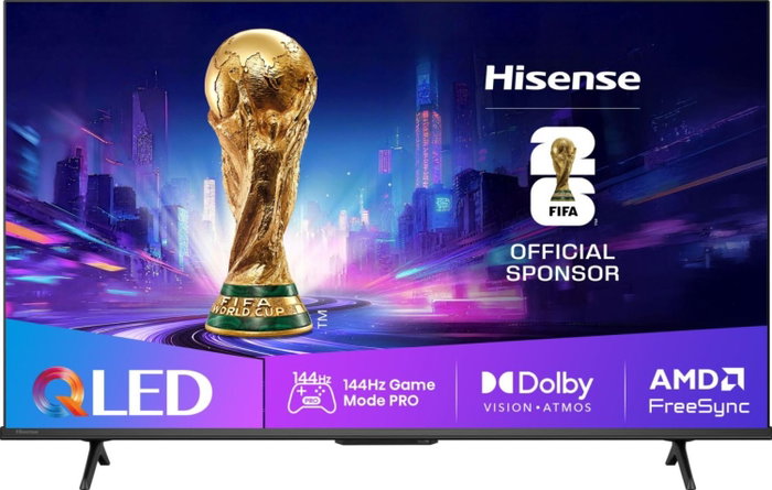 Hisense 50E7Q PRO 50" QLED 4K Smart TV VidaaOS 144Hz Dolby Atmos - DVB-T2/C/S2/S WiFi Bluetooth HDMI USB Hisense 50E7Q PRO 50" QLED 4K Smart TV VidaaOS 144Hz Dolby Atmos - DVB-T2/C/S2/S WiFi Bluetooth HDMI USB