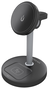 AISENS Cargador Inalámbrico 3 en 1 de 15W para Móvil, Apple Watch y Auriculares, Negro