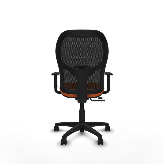 PIQUERAS Y CRESPO Silla Alocén Sincro/Traslack Naranja y Negro