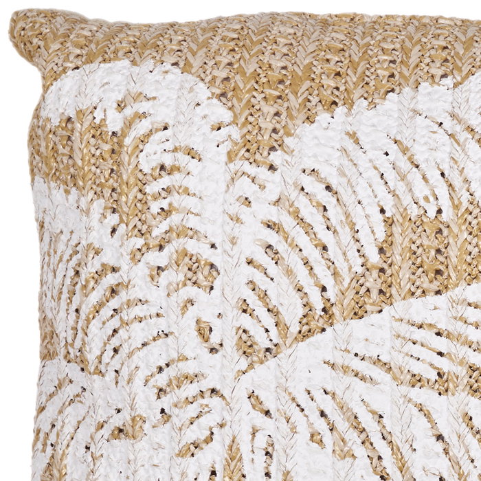 Home Deco Factory Cojín Decorativo Mirage, Poliéster, 40x40 cm, Palmera
