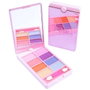 Nice Mini Espejo de Maquillaje con 8 Sombras de Ojos y Aplicador de Doble Punta - Pink It