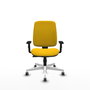 PIQUERAS Y CRESPO Alares Bali Amarillo Silla de Oficina Sincro