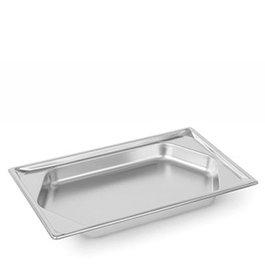 Vollrath Pujadas Cubeta GN 1/1-100 hexagonal para buffet, de acero inoxidable, 53 x 32.5 x 10 cm