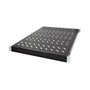 LogiLink Estante ajustable de 19 pulgadas para racks de 600 mm de profundidad, negro