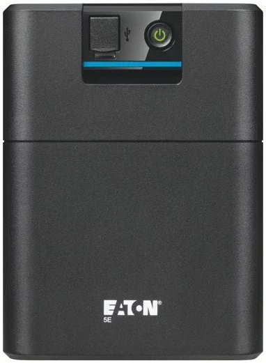 Eaton 5E Gen2 550 UPS de Línea Interactiva, 0.55 kVA / 300 W, Torre Negro, 4 Salidas AC, 220-240V, Certificaciones CE/EAC/UKCA