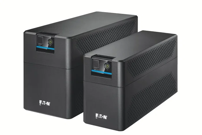 Eaton 5E Gen2 550 UPS de Línea Interactiva, 0.55 kVA / 300 W, Torre Negro, 4 Salidas AC, 220-240V, Certificaciones CE/EAC/UKCA