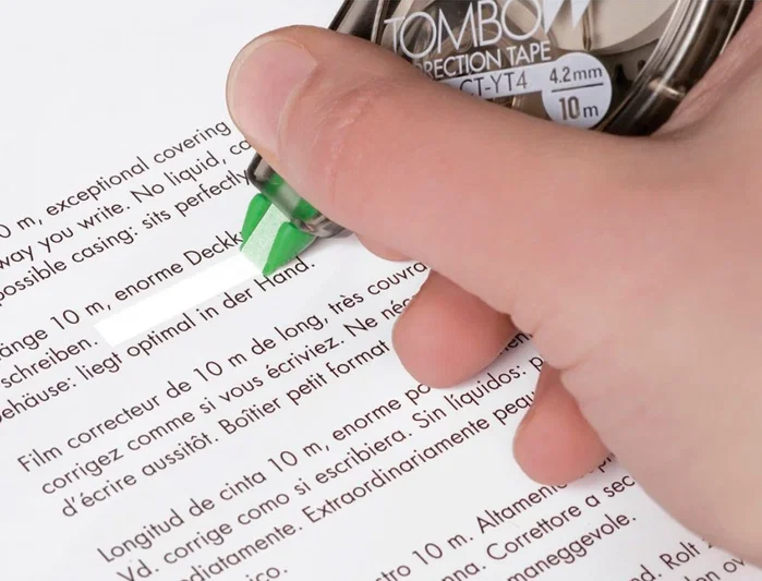 Tombow Mono YT Corrector en Cinta 4,2 mm x 10 m