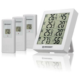 Bresser 7000020GYE000 Higrómetro y Termómetro Interior/Exterior Blanco