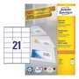 Avery Zweckform Etiquetas Universales 3481 Blanco 70 x 41 mm