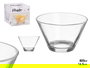 Vivalto Bol Cónico Aperitivo Transparente Vidrio 16 cm 800 ml (Set de 24)