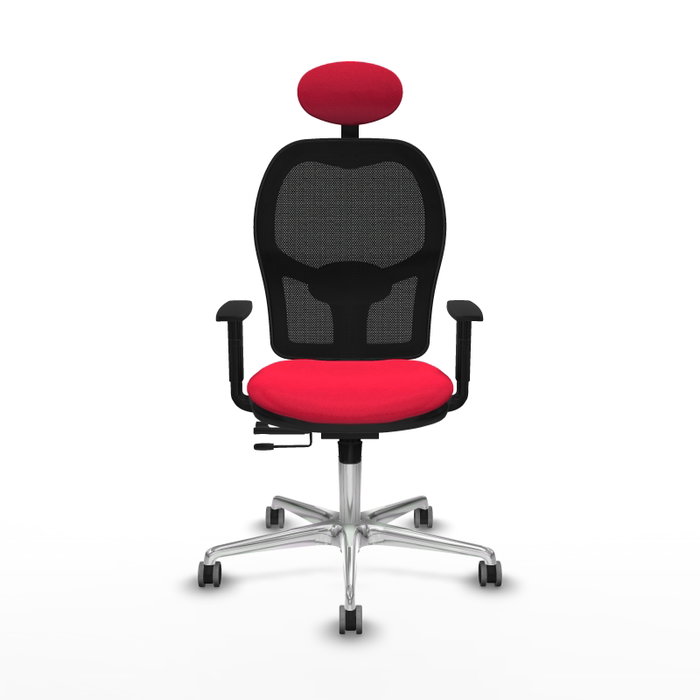 PIQUERAS Y CRESPO Silla de oficina Jorquera Roja con mecanismo Sincro/Traslack PIQUERAS Y CRESPO Silla de oficina Jorquera Roja con mecanismo Sincro/Traslack