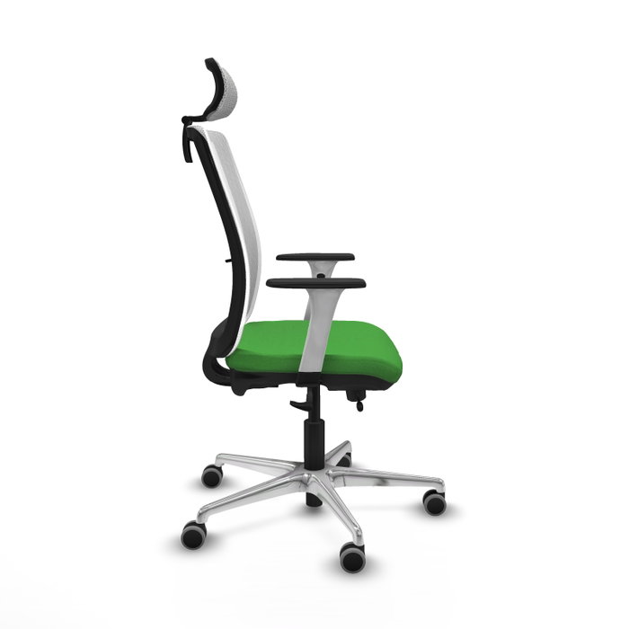 PIQUERAS Y CRESPO Silla de oficina Haches Verde y Blanco