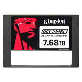 Kingston DC600ME 7.6TB 2.5" SATAIII SSD para Servidor/Estación de Trabajo, Encriptación Hardware