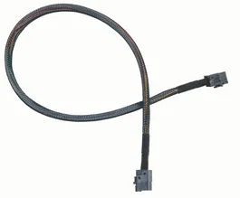 Microchip Technology 2282100-R Cable SAS 1 m Mini-SAS HD SFF-8643 x4 a Mini-SAS HD SFF-8643 x4, 6 Gbit/s, Negro, para HBA 1000 y Series RAID 7/8