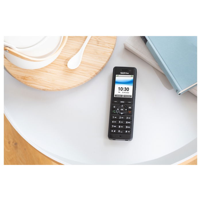AVM FRITZ!Fon X6 Teléfono VoIP Inalámbrico DECT Negro para FRITZ!Box
