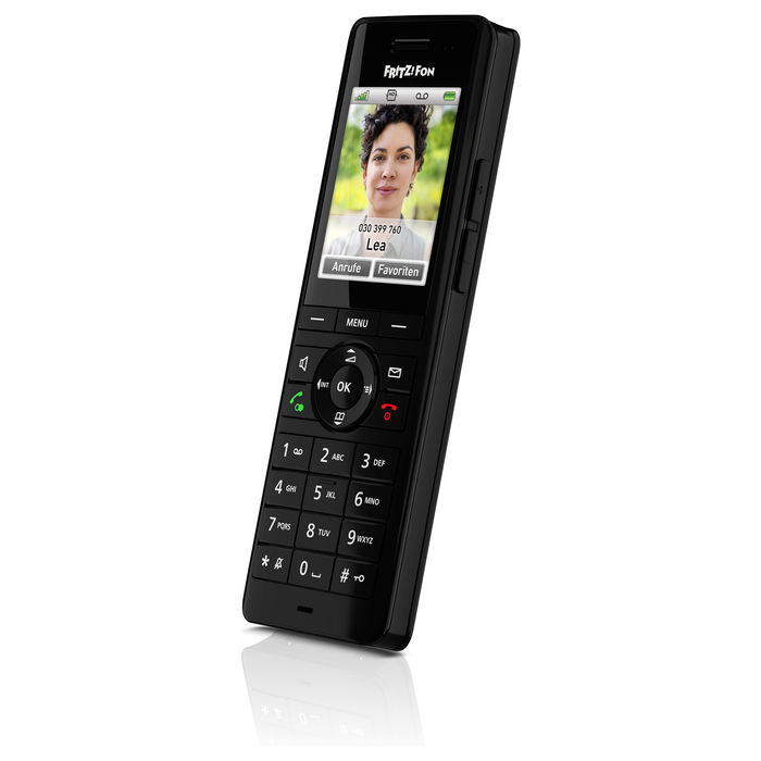 AVM FRITZ!Fon X6 Teléfono VoIP Inalámbrico DECT Negro para FRITZ!Box