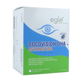 Egle Docovision Dha Astaxantina 60 Perlas Complemento Alimenticio Para Retina