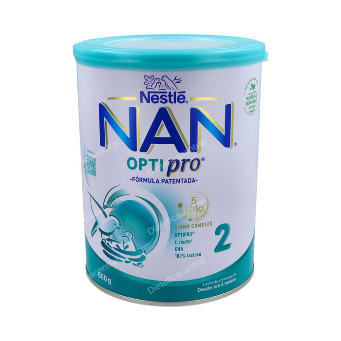 NAN Optipro 2 Leche en Polvo para Lactantes, 800 g NAN Optipro 2 Leche en Polvo para Lactantes, 800 g