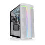 Thermaltake H590 TG ARGB Snow White Caja Midi Tower PC Blanco con Iluminación ARGB y Panel de Vidrio Templado
