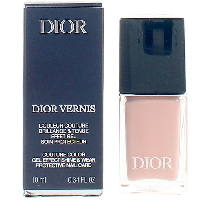 Dior Vernis Nail Lacquer Esmalte de Uñas #100 Rosa, 10 ml, Acabado Efecto Gel Brillante