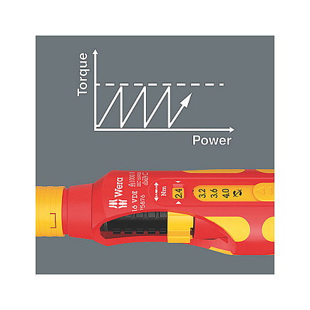 Wera 7516 VDE Kraftform Safe-Torque Speed 2,4-4,0 Nm