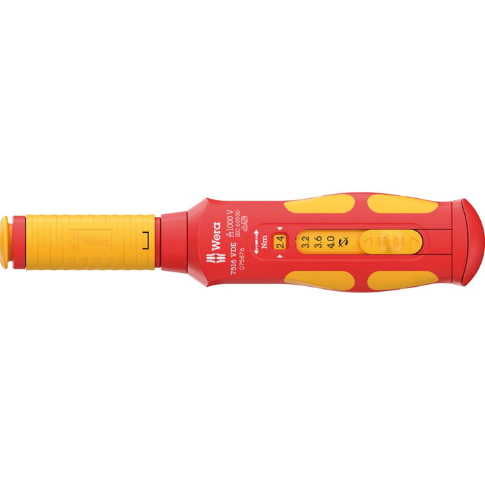 Wera 7516 VDE Kraftform Safe-Torque Speed 2,4-4 Nm