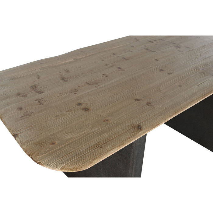 DKD Home Decor Mesa de Comedor Abeto 200x90x75 Marrón Oscuro DKD Home Decor Mesa de Comedor Abeto 200x90x75 Marrón Oscuro