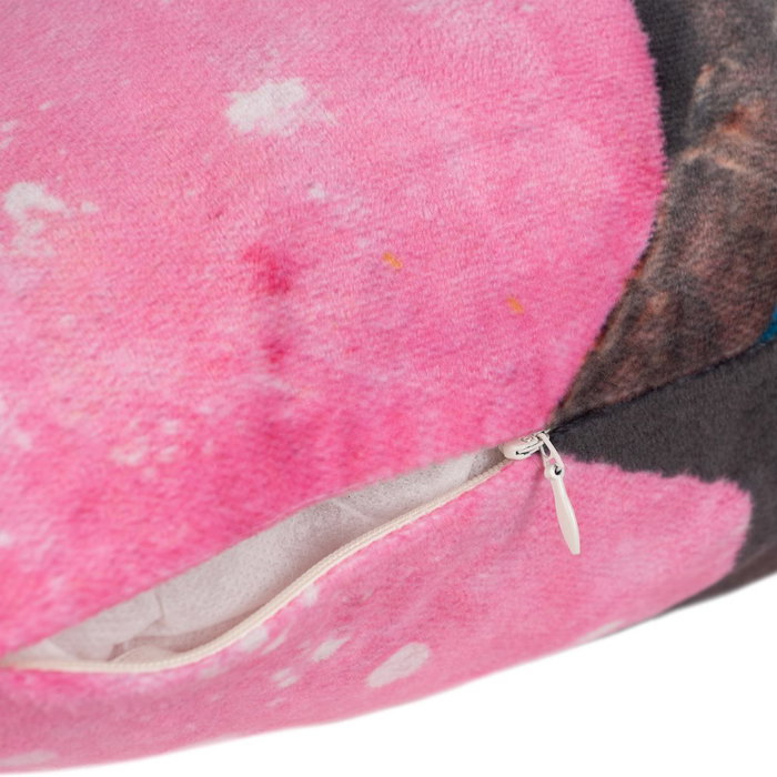 Cojín Rostro Terciopelo Decoración 50 X 50 cm (Set de 2)