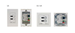 Kramer WP-211T/EU Selector Automático Wall Plate 4K HDBaseT HDMI 1.4 HDCP 2.2, conmutación automática/PoE, Ref. 20-804970590