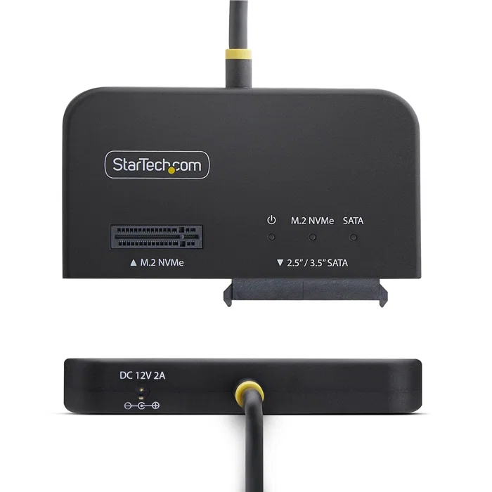 StarTech Adaptador USB-C/USB-A a NVMe M.2 y SATA 2.5/3.5in 10Gbps StarTech Adaptador USB-C/USB-A a NVMe M.2 y SATA 2.5/3.5in 10Gbps