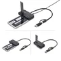 StarTech Adaptador USB-C/USB-A a NVMe M.2 y SATA 2.5/3.5in 10Gbps