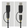 StarTech Adaptador USB-C/USB-A a NVMe M.2 y SATA 2.5/3.5in 10Gbps