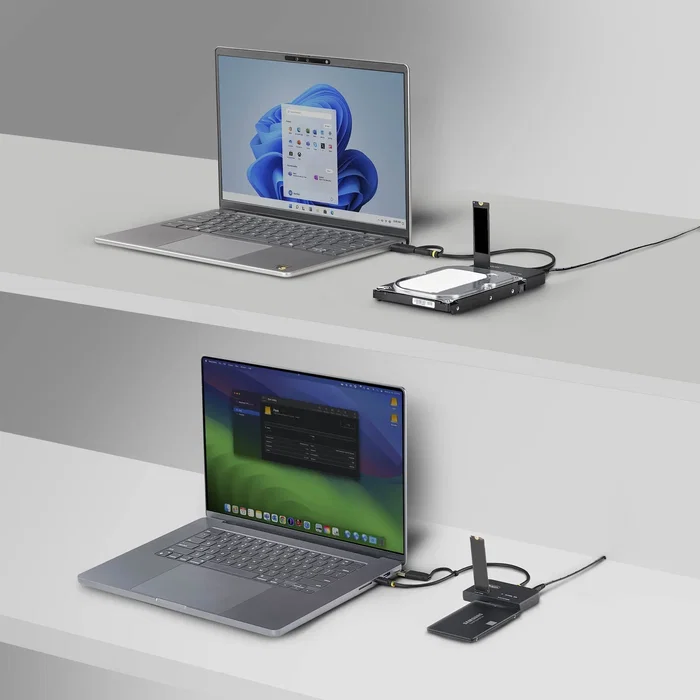 StarTech Adaptador USB-C/USB-A a NVMe M.2 y SATA 2.5/3.5in 10Gbps StarTech Adaptador USB-C/USB-A a NVMe M.2 y SATA 2.5/3.5in 10Gbps
