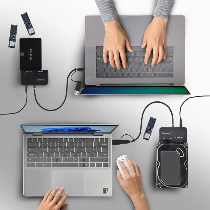 Adaptador usb-c/usb-a a nvme accs