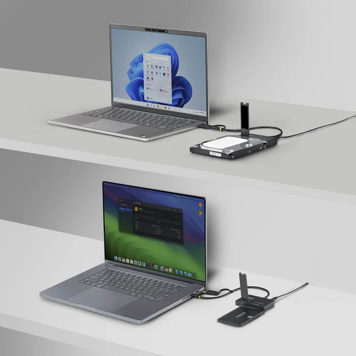 Adaptador usb-c/usb-a a nvme accs