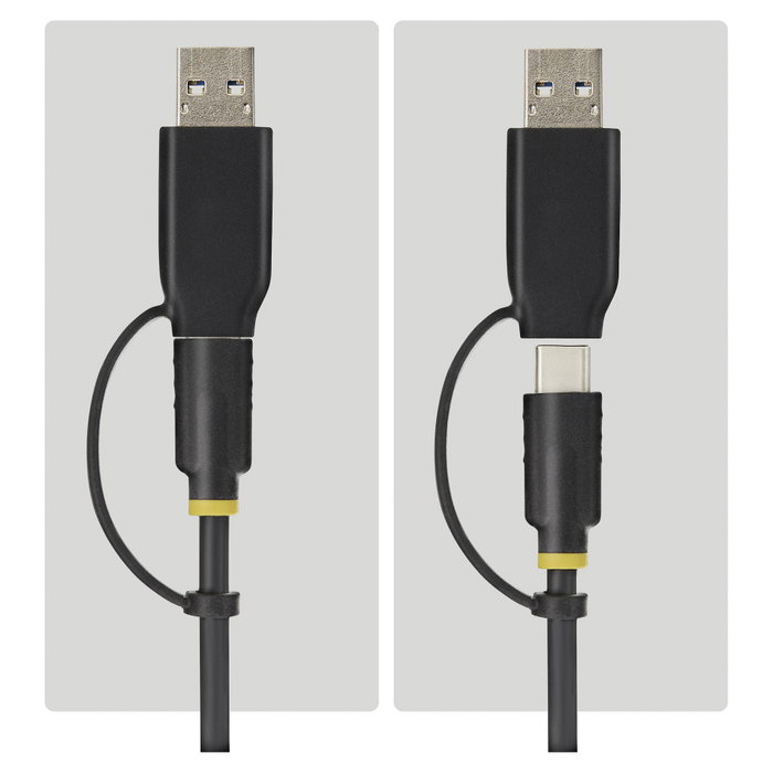 StarTech Adaptador USB-C/USB-A a NVMe M.2 y SATA 2.5/3.5in 10Gbps