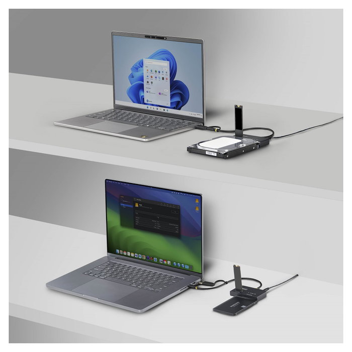 StarTech Adaptador USB-C/USB-A a NVMe M.2 y SATA 2.5/3.5in 10Gbps StarTech Adaptador USB-C/USB-A a NVMe M.2 y SATA 2.5/3.5in 10Gbps