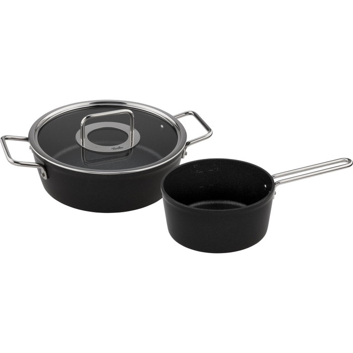 Fissler Adamant Set de 2 Ollas con Tapa de Cristal Fissler Adamant Set de 2 Ollas con Tapa de Cristal