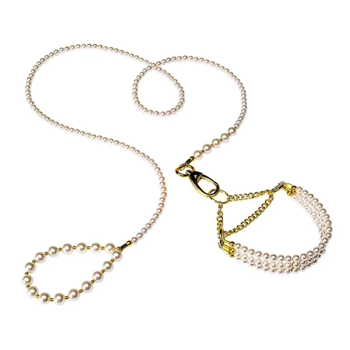 Ferplast Parure Pearl Conjunto de Collar y Correa Ferplast Parure Pearl Conjunto de Collar y Correa