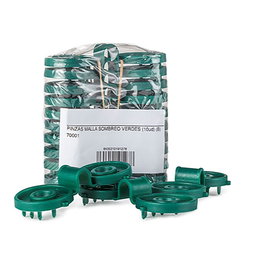 Fun And Go Pinzas para Malla Sombreo Verde 10 Unidades