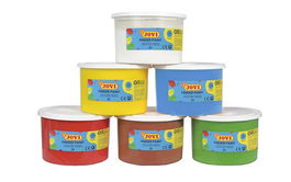 Pintura De Dedos Jovi 500 Ml (Bote) Estuche De 6