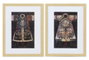 DKD Home Decor Cuadro Oriental Enmarcado Negro 35x45x2 cm
