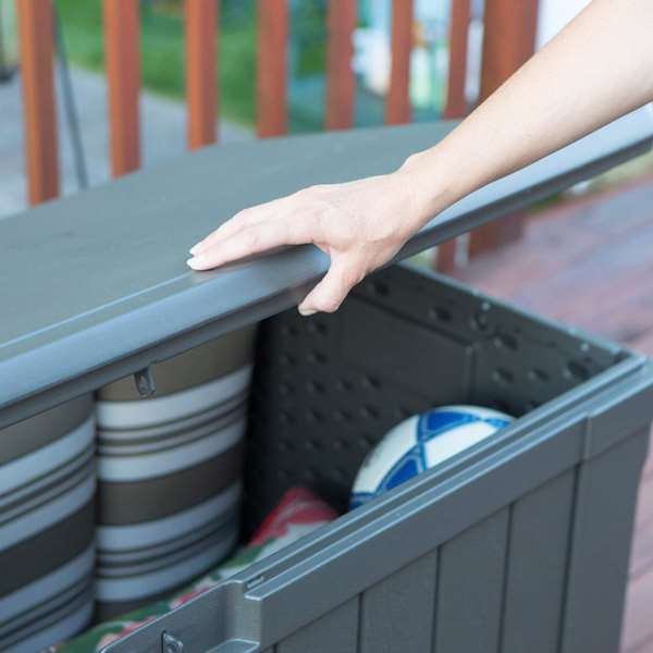 Lifetime Arcón Almacenaje Exterior Marrón 440 Litros 127x64x67 cm