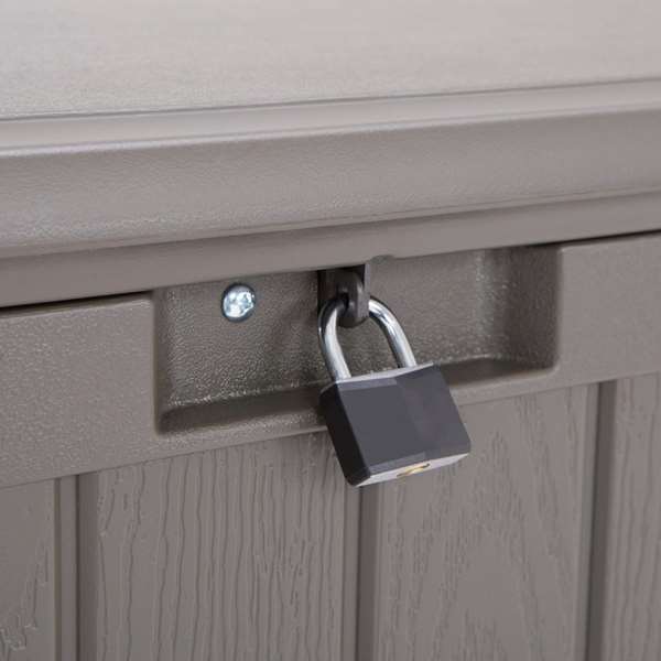 Lifetime Arcón Almacenaje Exterior Marrón 440 Litros 127x64x67 cm