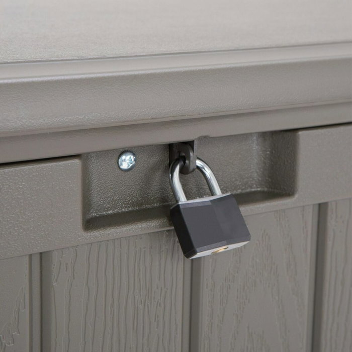 Lifetime Arcón Almacenaje Exterior Marrón 440 Litros 127x64x67 cm