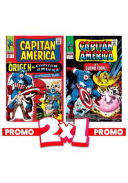 Panini España S.A. 2X1 Biblioteca Marvel Capitán América (Nº1 y Nº2) - Varios autores - Panini España S.A. 