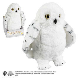 The Noble Collection Peluche de Harry Potter - Hedwig, Búho de Juguete de 29 cm