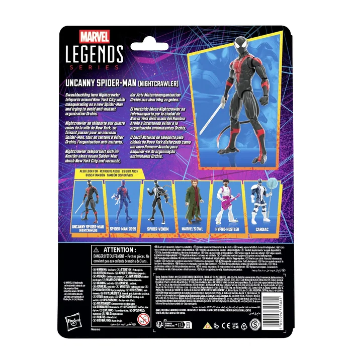 Hasbro Marvel Legends Uncanny Spider-Man (Nightcrawler) 15 cm Retro Series