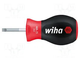 WIHA Destornillador plano Stubby SoftFinish® 5,5x1mm