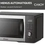 Candy CMGA31EDLB Microondas Grill - 31L - MO: 1000W - Grill: 1000W - Cavidad de Acero Inoxidable - Limpieza Automática
